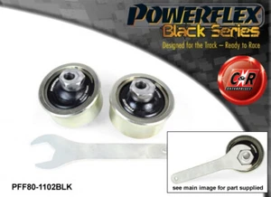 Boccole braccio anteriore posteriori Powerflex serie nera per Opel Corsa D VXR PFF80-1102BLK - Foto 1 di 13