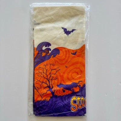 Vintage 2000 SCOOBY-DOO Paper Table Cloth Cover Cartoon Network Halloween Party - Image 1 of 3