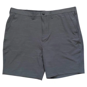 Mens Apt 9 Premier Flex Flat Front Shorts Stretch Gray 8" Inseam Size 42 - Picture 1 of 5