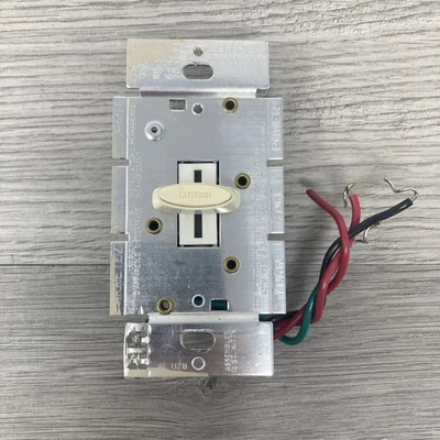 LUTRON GL-603P-WH 600 瓦线性滑动 DIMMER 开关 白色 正品 原始设备制造商 — 第 1/4 张图片