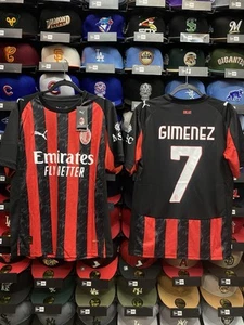 Santi Gimenez Milan Black/Red 2025-26 Jersey (Sz 3XL) - Picture 1 of 5
