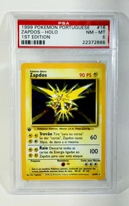 Pokemon Portuguese Zapdos Holo 1st Ed Base Psa 8 - Picture 1 of 1