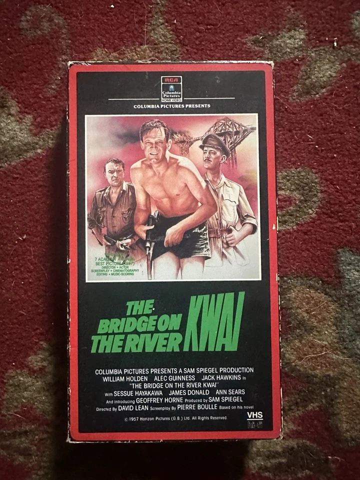 The Bridge On the River Kwai 1998 VHS Columbia Classics Widescreen Edition Foto 1 de 2