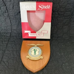Selten/Vintage Royal Air Force AWI DECIMOMANNU Mess Wandrelief/Schild-handbemalt - Bild 1 von 8