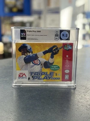 MLB Triple Play 2000 Nintendo 64 Sealed WATA 9.2 Graded A+ Seal - Image 1 of 2
