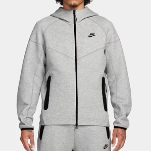 Nike Sportswear Tech Fleece Windrunner Gray Hoodie Hooded FB7921-063 Size L - Picture 1 of 6