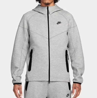 Nike Sportswear Tech Fleece Windrunner Gray Hoodie Hooded FB7921-063 Size L - Image 1 of 4
