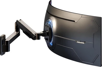 Monitor Wandhalterung 17-49 Zoll bis 20kg VESA 75/100 - Höhenverstellbar Neigbar - Bild 1 von 4