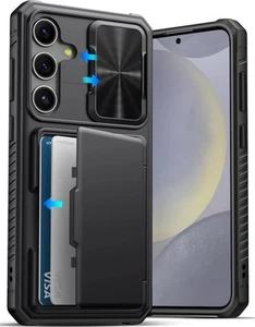 ATATOO for Samsung Galaxy S24+ Plus Case Built-in Card HolderStore 4-5 Cards - Picture 1 of 18