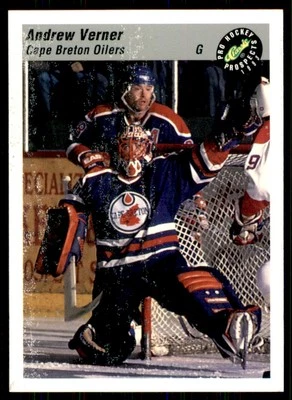 1993-94 Classic Pro Prospects Andrew Verner Cape Breton Oilers #84 - Image 1 of 2