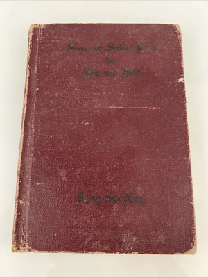 Song And Service Book For Ship And Field Vintage Army Navy 1942 Hymnal Foto 1 de 4
