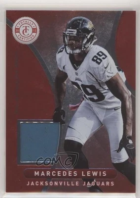 2012 Totally Certified Materials Platinum Red /299 Marcedes Lewis #35 - Image 1 of 2