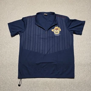 Camisa Frisco RoughRiders 1/4 Cremallera Para Hombres Grande Azul Pullover MiLB Texas Rangers - Imagen 1 de 8