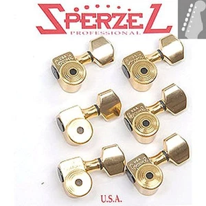Sperzel Trim-Lok Back Locking Tuners/machine heads, 6inline Gold, TL6L-G - Picture 1 of 4