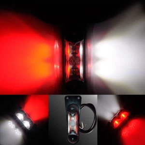 2x LED Begrenzungsleuchte 12V-24V Umrissleuchte Positionsleuchte weiß rot - Bild 1 von 10