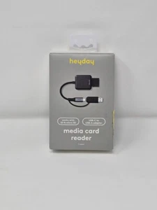 USB-C to USB-A Media Card Reader Adapter- heyday™ Black - Bild 1 von 2