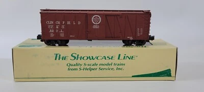 S-Gauge S-Helper 00142 Clinchfield Externally Braced Wood Box Car - NIB - Image 1 of 4