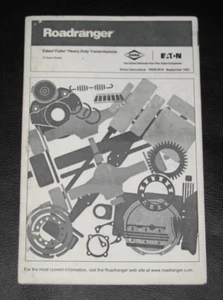 Roadranger Eaton Fuller Heavy Duty Transmissions 10 Speed Models Manual - Picture 1 of 1