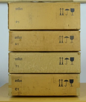 Braun Atelier Komplettanlage, Schwarz, A1, C1, T1, P1, sehr guter Zustand - Bild 1 von 4