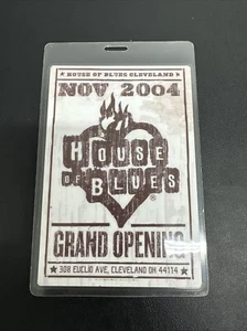 w2c band hob House of Blues Cleveland Ohio Nov 2004 Grand Opening gen. adm. PASS - Picture 1 of 4