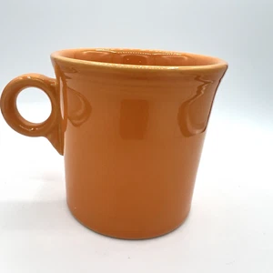 Fiestaware HLC Tom & Jerry Ring Handle Coffee Tea Mug Cup Orange Tangerine - Picture 1 of 4