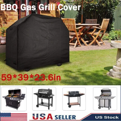 Garden BBQ Gas Grill Cover Barbecue Waterproof Outdoor Heavy Duty UV Protection