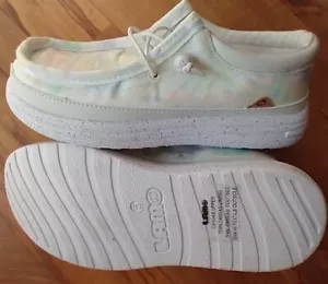 LAMO Paula Tye Dye Lona Tela Mocasín Zapatos Sin Cordones,Talla 10 - Imagen 1 de 4