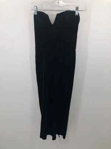 Pre-Owned Yumi Kim Black Size XS Velvet Midi Strapless Dress - Picture 1 of 3