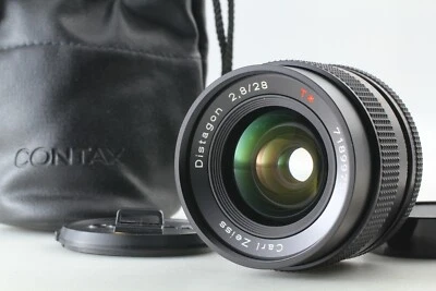 "Mint w/ Case" Contax Carl Zeiss Distagon T* 28mm F2.8 MMJ Lens From JAPAN - Image 1 of 4
