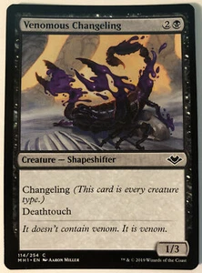 MTG Venomous Changeling Modern Horizons 114/254 Regular Common - Bild 1 von 1