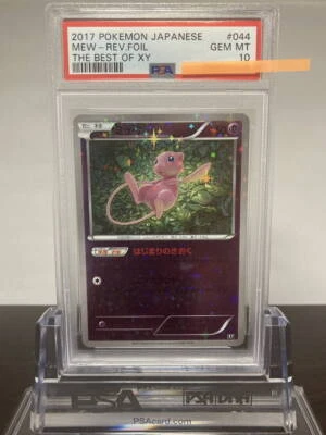 PSA10 Pokemon Card Game Japanese Mew Rev.Foil 044/171 2017 The Best of XY Rare - Image 1 of 4