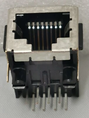 5555141-1  TE RJ Modular Jack TH RA 8P8W Shielded - Image 1 of 3