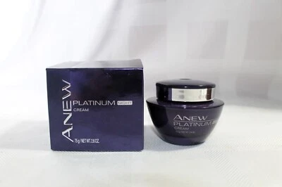 Avon ANEW Platinum Night Cream JUMBO 2.6 oz., NIB, Free Shipping - Image 1 of 4