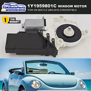 FOR 2003-2010 VW Beetle Convertible Driver Side Window Regulator Motor TESTED - Picture 1 of 13