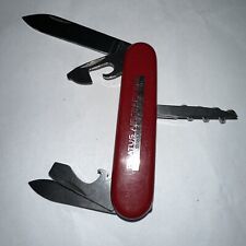 Vintage Victorinox Tourist  ‘76-‘85 SAK 84mm Pilatus Aircraft LTD On Scales