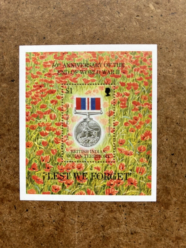 British Indian Ocean Territory MNH 1995, 50th Anniversary End Of WWII. MNH - Image 1 of 1