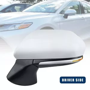 Espejo retrovisor térmico eléctrico lateral izquierdo 1 pieza con indicador LED para Toyota Camry 2018-2020 - Imagen 1 de 9
