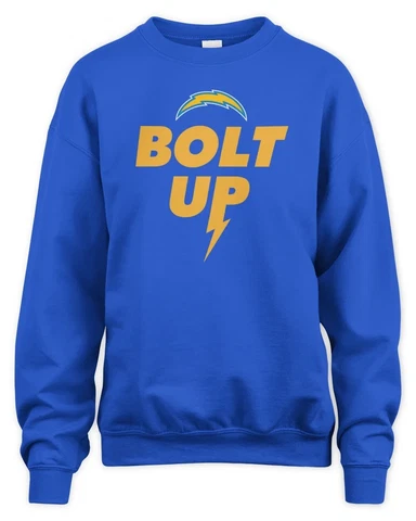 Los Angeles Chargers Bolt Up Sweatshirt Gift For Fans Football Team Cover