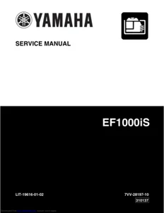 Yamaha EF1000 iS Generatore Manuale di Servizio | 2002 | CD O USB - Foto 1 di 8