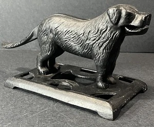 Vintage Cast Iron BLACK DOG NUTCRACKER - Picture 1 of 2