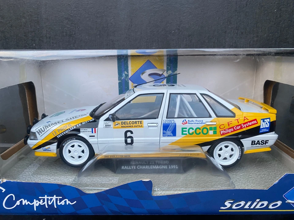 Renault 21 Turbo Rallye Charlemagne Solido 1:18 - Immagine 1 di 1