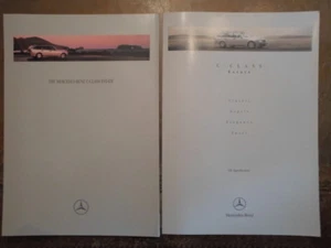 MERCEDES BENZ C CLASS ESTATES orig 1997 UK Mkt Prestige Sales Brochure + Specs - Picture 1 of 12