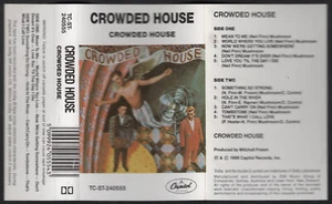 1986 MUSIC AUDIO CASSETTE TAPE [ALBUM: SELF TITLED] GROUP: CROWDED HOUSE (AUST.) - Picture 1 of 6