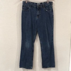Cat & Jack Boys 16 Dark Washed Relaxed Jeans Adjustable 100% Cotton - Picture 1 of 14