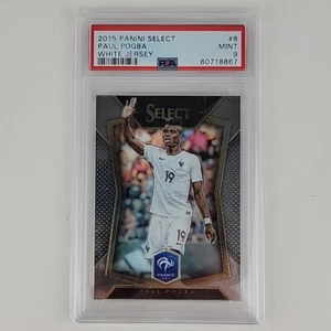 2015-16 Panini Select FIFA World Cup PAUL POGBA 19 White Jersey France 8 PSA 9 - Picture 1 of 2