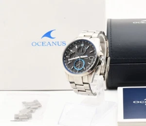 *EXC+5 Casio Oceanus OCW-T2600-1AJF Day Date Solar Radio Men's Watch From Japan - Picture 1 of 15