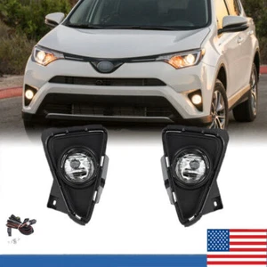 Luces antiniebla de parachoques para Toyota RAV4 2016 2017 2018 luces de conducción con arnés 2 piezas - Imagen 1 de 11