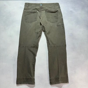 Kuhl Rydr Pants Vintage Patina Dye Olive Green 38x32 Outdoor Hiking Canvas EUC - Picture 1 of 11