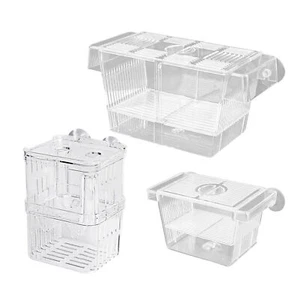 Hohen klaren Acryl Fischzucht Box Aquarium Züchter Box doppelt Guppys brüten - Bild 1 von 15