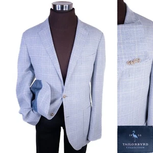 TAILORBYRD 1930 Collection 44L Linen/Cotton Sport Coat Casual Jacket Blazer EUC - Picture 1 of 13